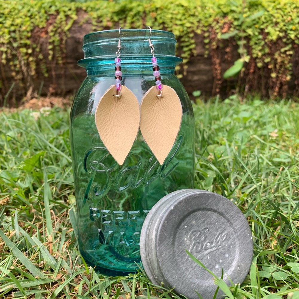 Handmade Leather Earrings